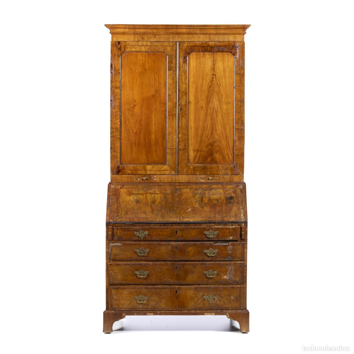 Antiques: ESCRITORIO DE JORGE I CON CABECERA ELEVADA