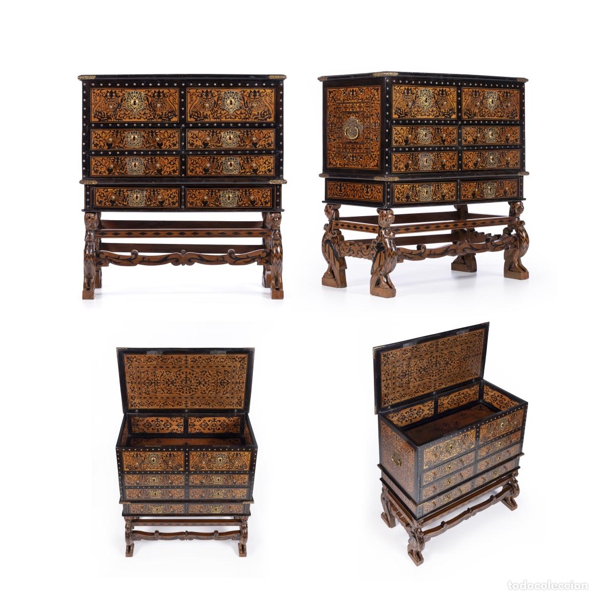 Antiques: Caja de mostrador indo-portuguesa