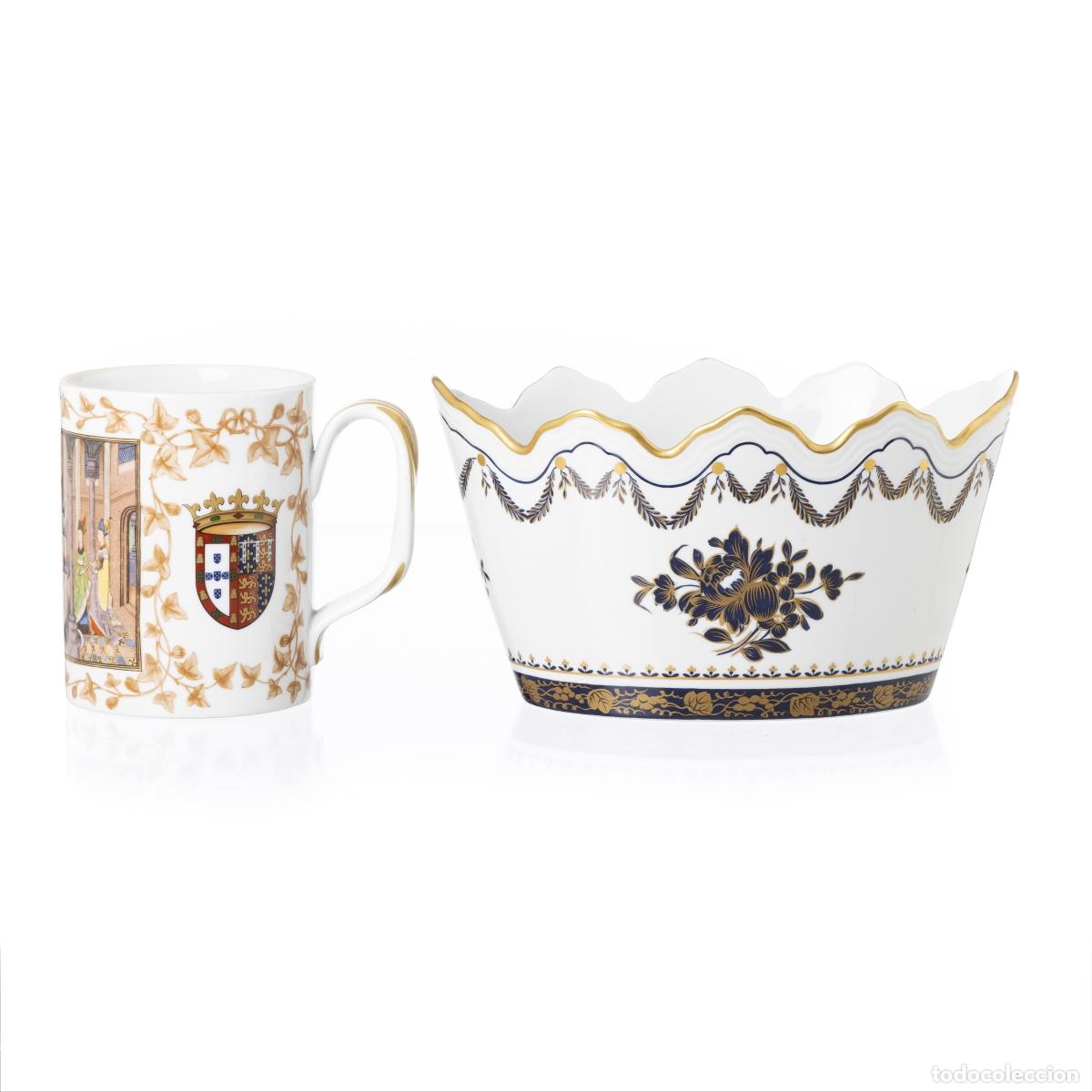 Antig&uuml;edades: Vista Alegre Cacerola y Taza