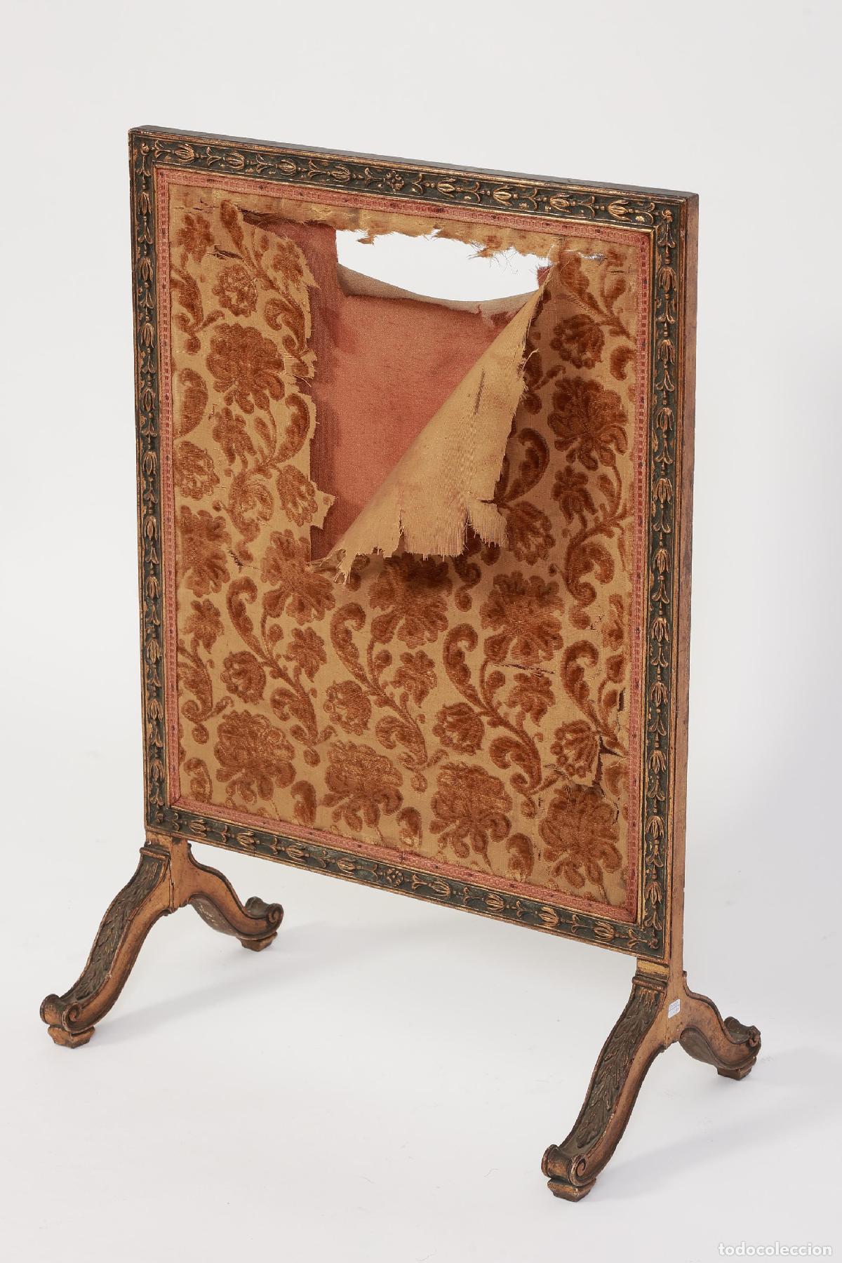 Antiquit&eacute;s: PANTALLA ROM&Aacute;NTICA PARA CHIMENEA