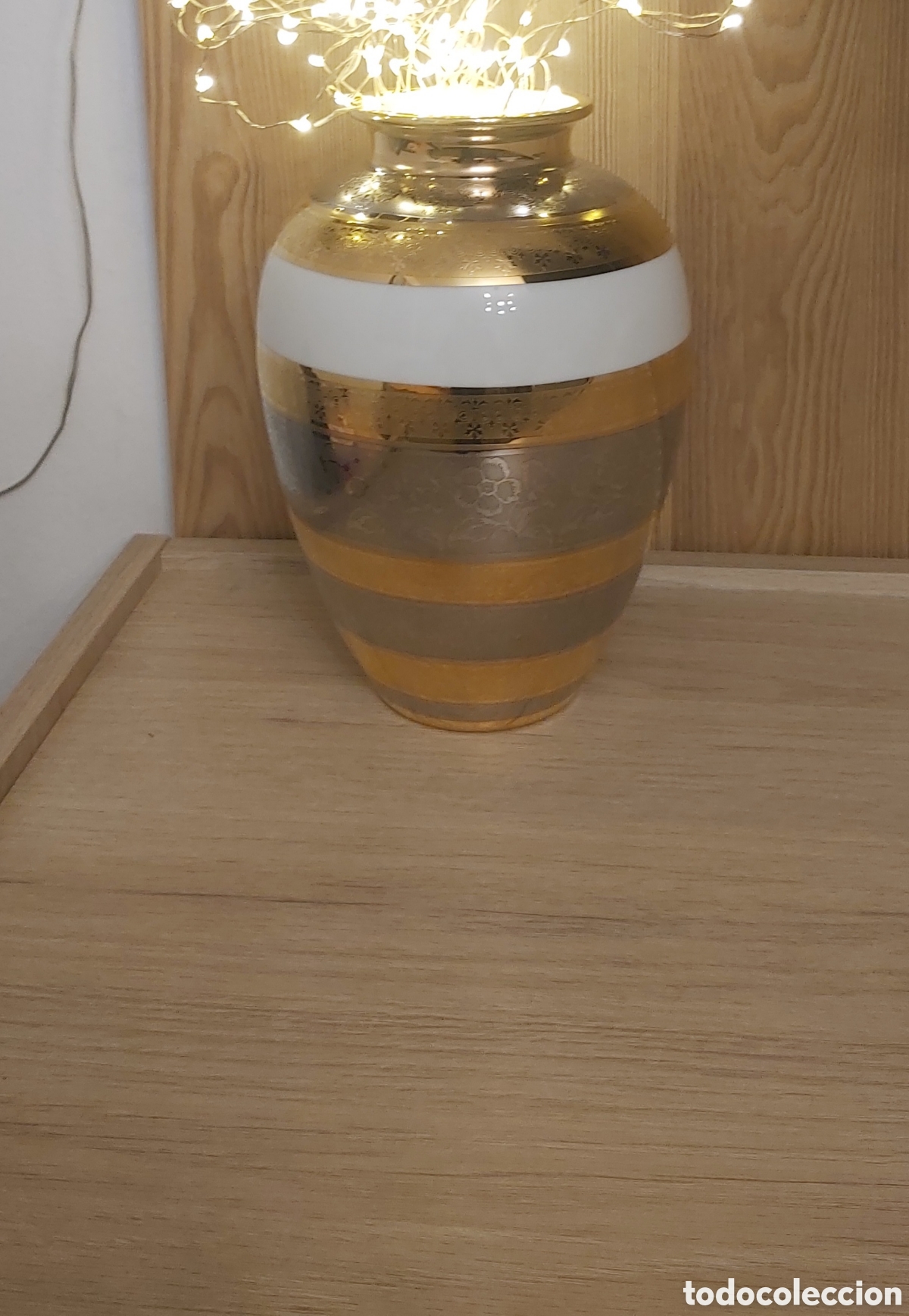 Antiques: Jarr&oacute;n Bohemia Sneroll Porcelana