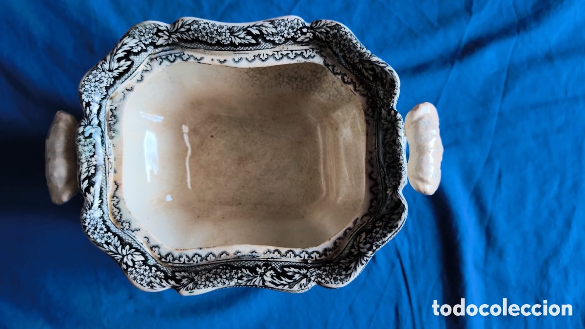 Antig&uuml;edades: Magn&iacute;fica sopera de Sargadelos 3 &egrave;poca 1845 - Foto 6