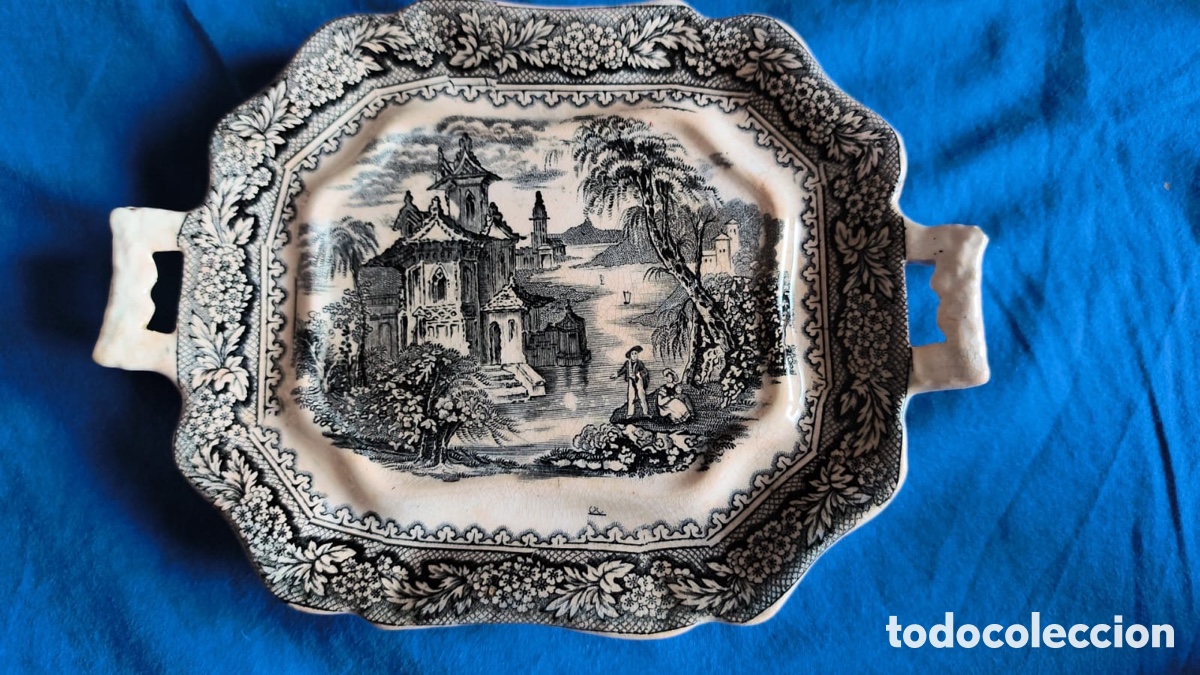 Antig&uuml;edades: Magn&iacute;fica sopera de Sargadelos 3 &egrave;poca 1845 - Foto 8