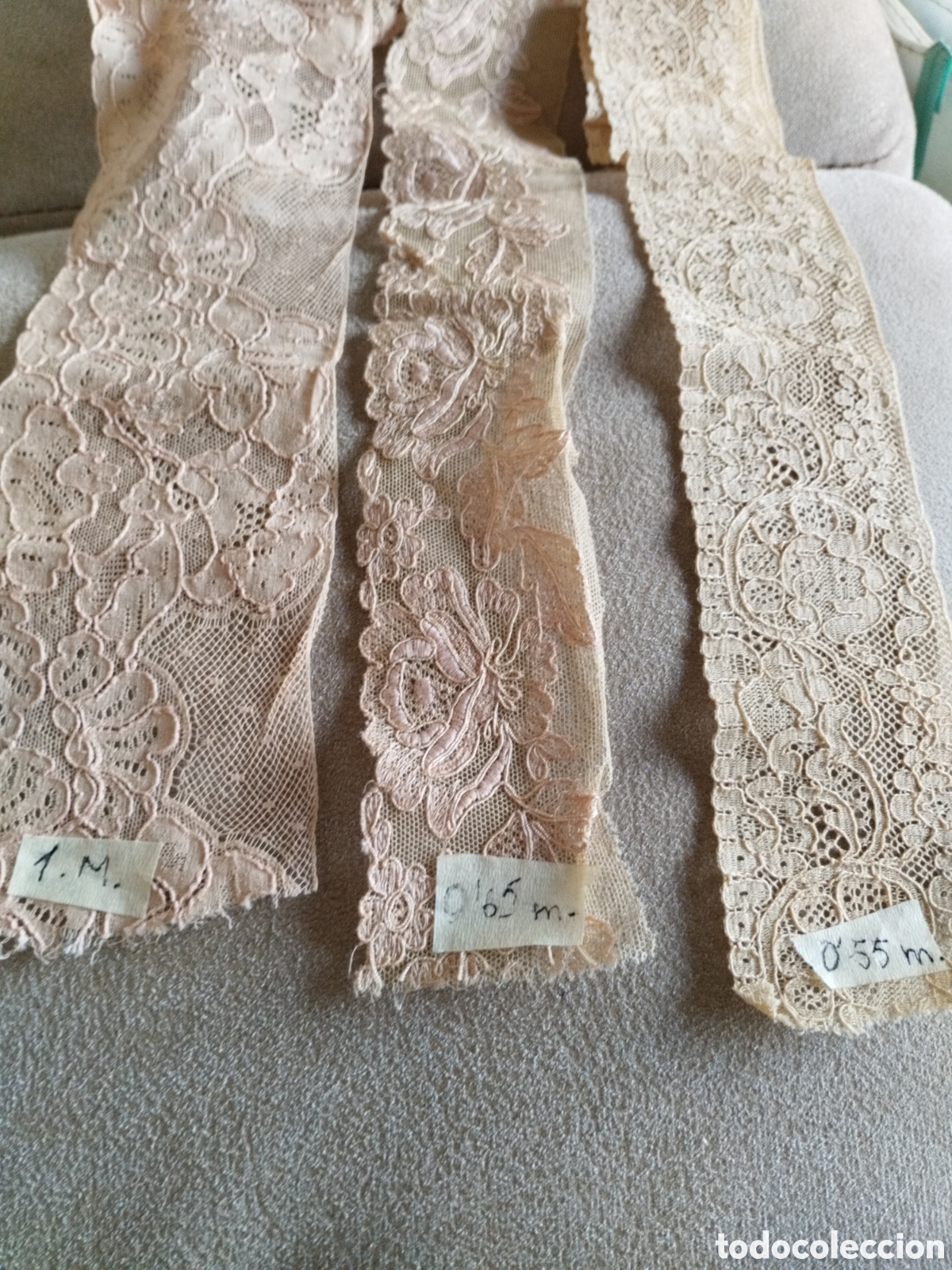 Antig&uuml;edades: *ENCAJES VALENCIENNE. S:XIX. (Rf:P-107/*)