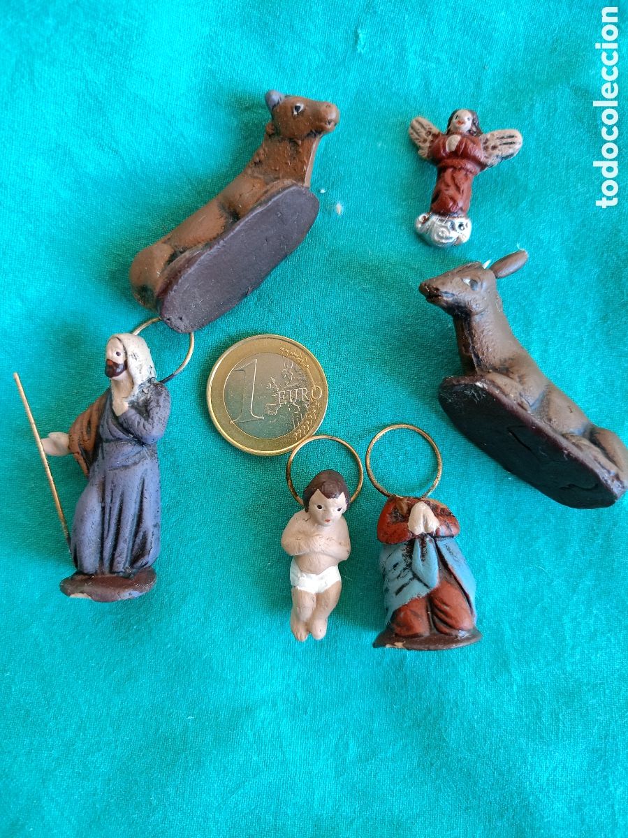 Antig&uuml;edades: FIGURAS DE BEL&Eacute;N MURCIANO EN BARRO