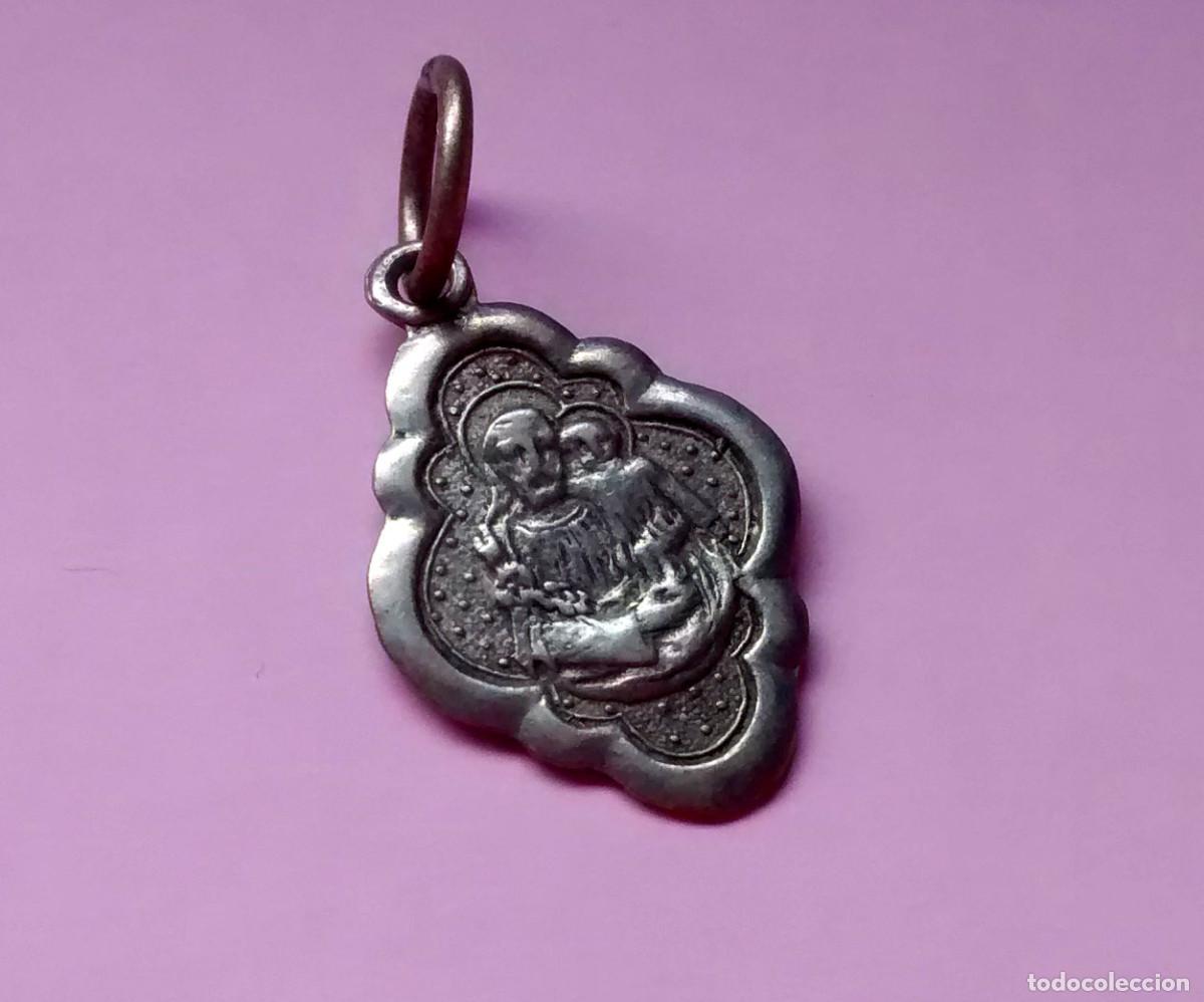 Antiquit&eacute;s: MEDALLITA DE SAN ANTONIO ABAD - 1,50 X 1,10 CMS. - BUEN ESTADO