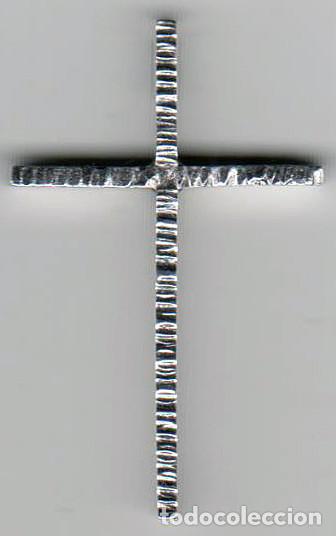 Antiquit&eacute;s: CRUZ DE METAL - COLGANTE - MUY BUEN ESTADO