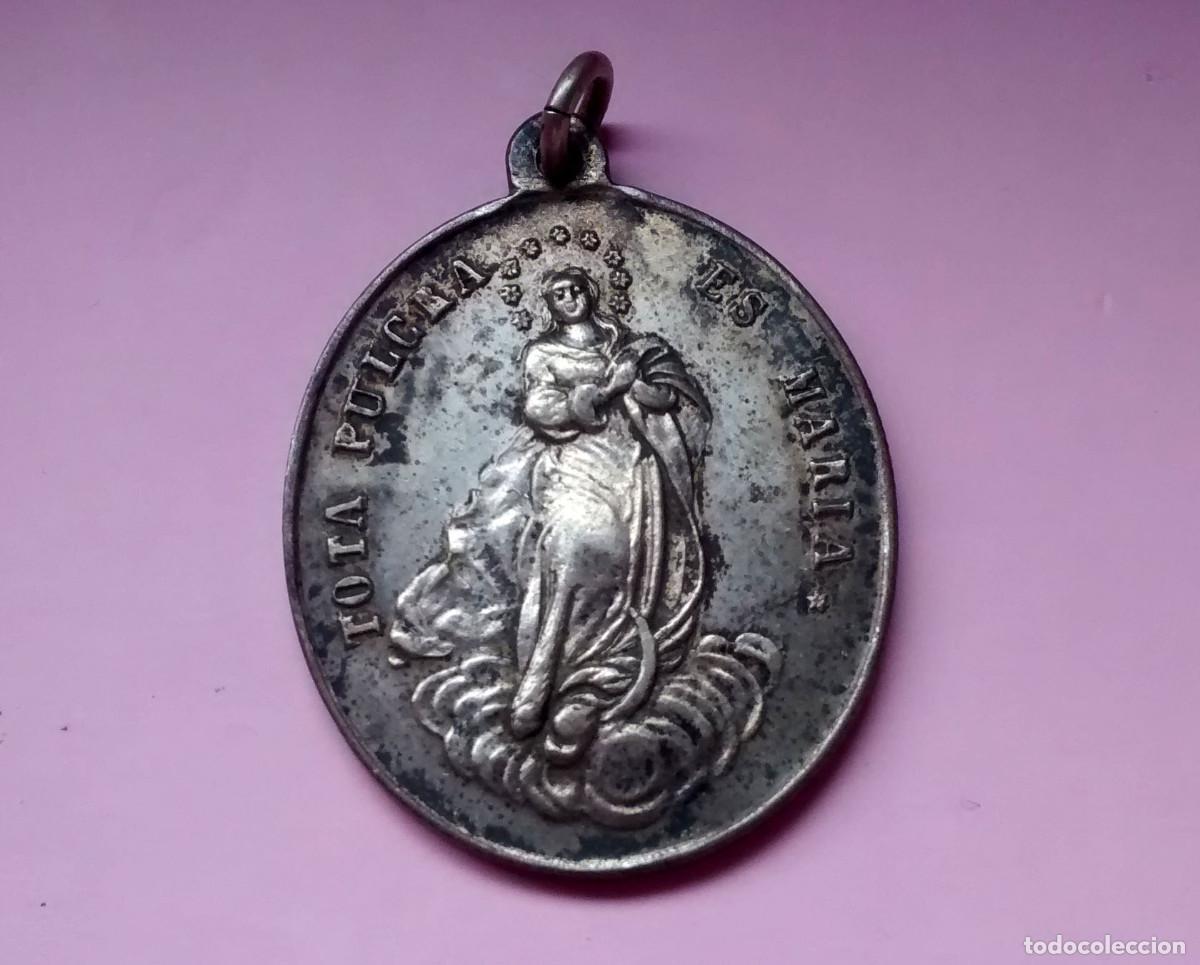 Antiquit&eacute;s: MEDALLA INMACULADA CONCEPCION - ASOC. DE SRAS. DONCELLAS PARROQUIAL DE S. MAURO. BUEN ESTADO
