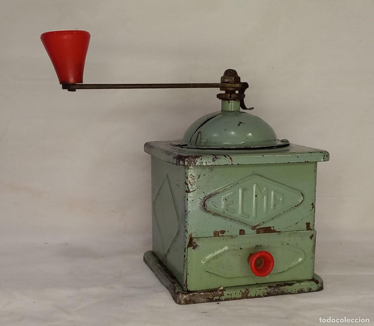 Antig&uuml;edades: MOLINILLO DE HOJALATA PARA CAFE - ELMA
