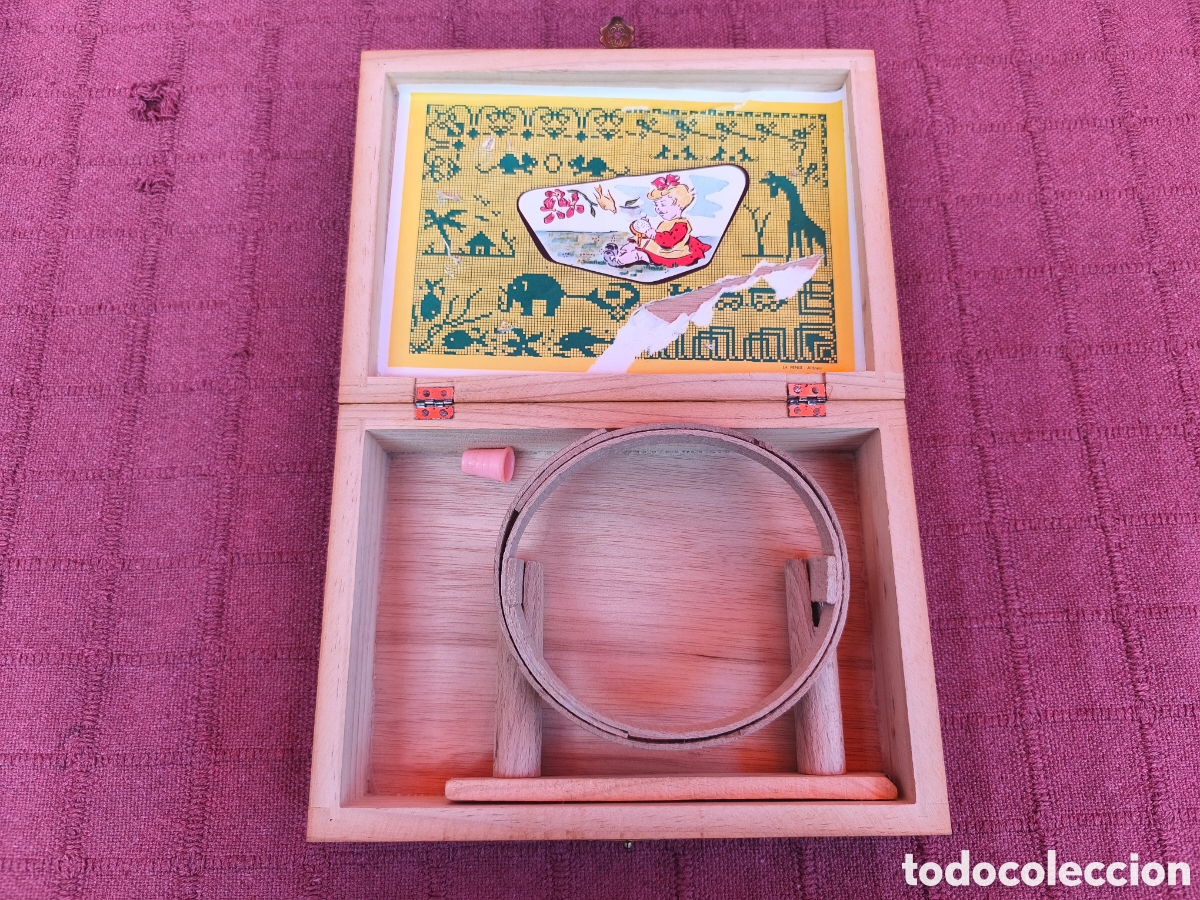 Antig&uuml;edades: CAJA ANTIGUA DE MADERA DE LABORES - Foto 7