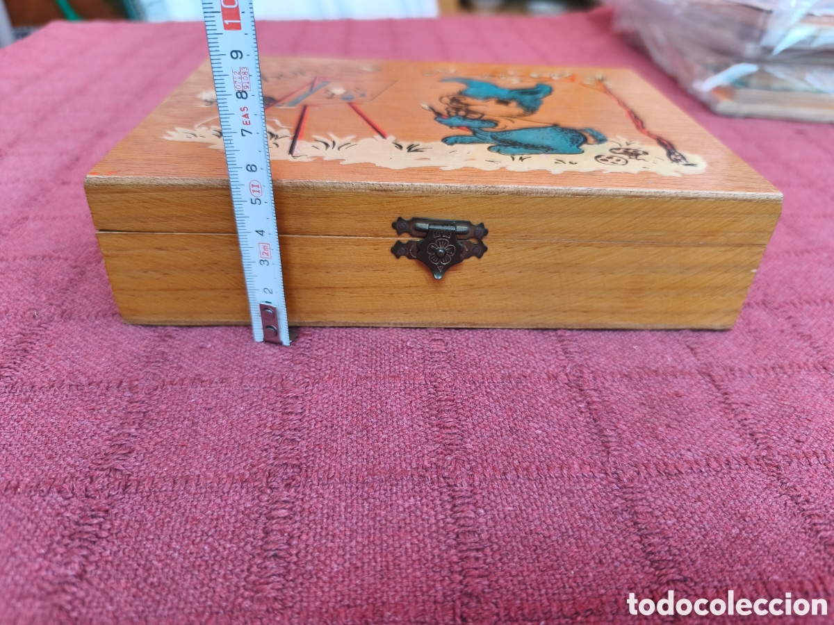 Antig&uuml;edades: CAJA ANTIGUA DE MADERA DE LABORES - Foto 17