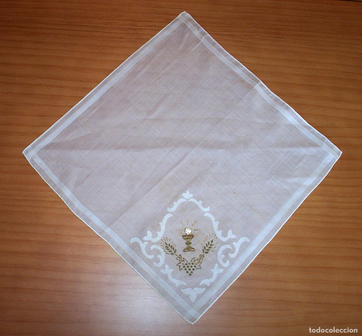 Oggetti Antichi: PA&Ntilde;UELO DE PRIMERA COMUNI&Oacute;N - FINALES A&Ntilde;OS 50 - PERFECTO ESTADO