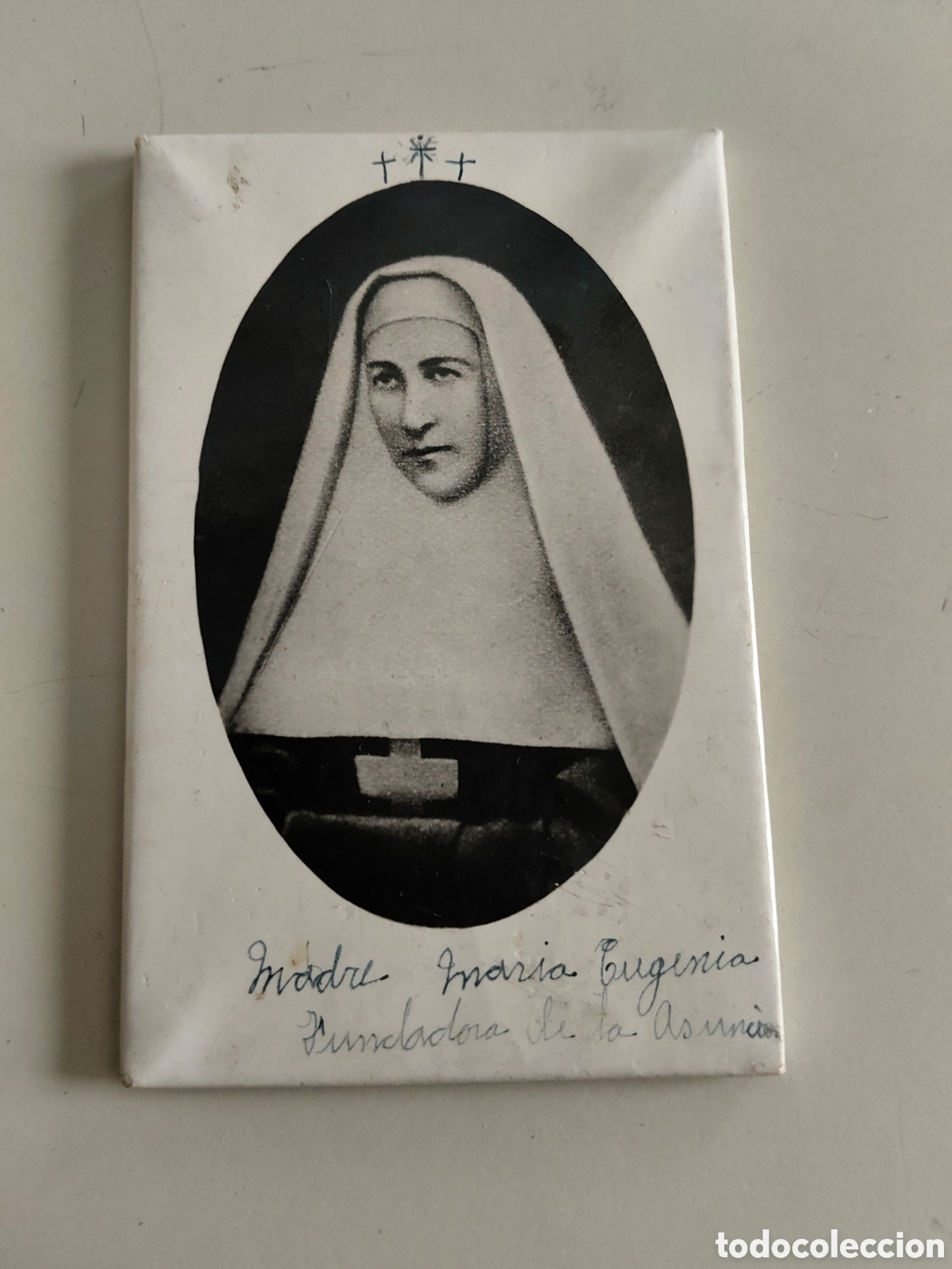 Antig&uuml;edades: Reliquia Madre Mar&iacute;a Eugenia fundadora de la Asunci&oacute;n Estamper&iacute;a CesarAugusta Zaragoza