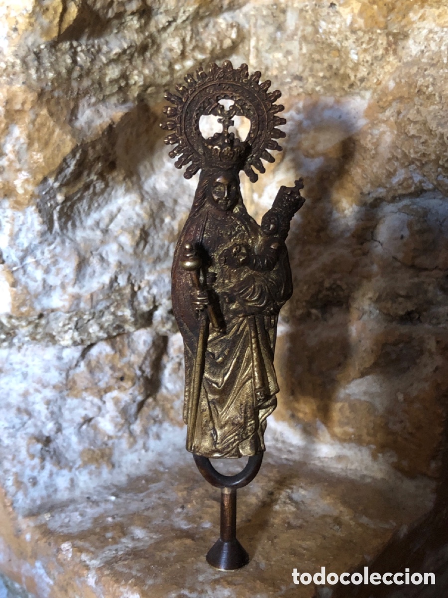 Antig&uuml;edades: Virgen antigua virgen del pilar( pinjante )