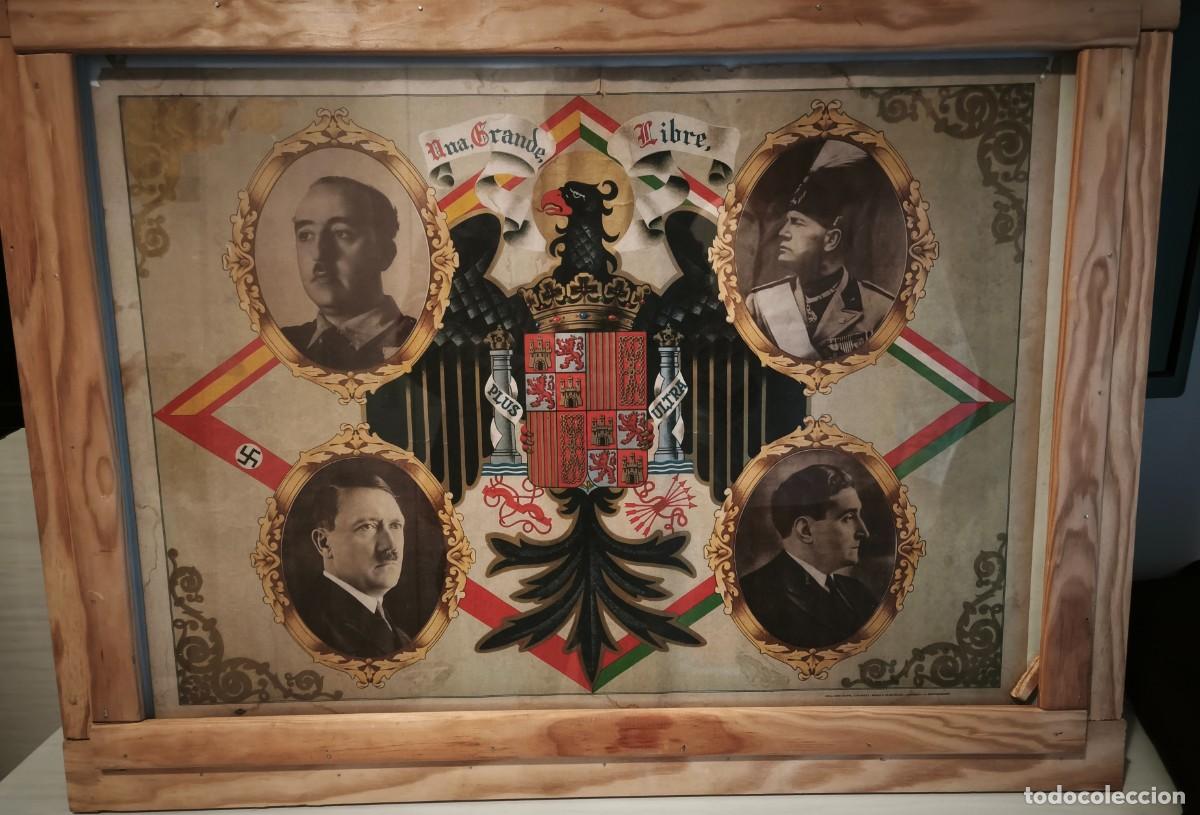 Antiquit&auml;ten: Cartel de Propaganda Nacionalista Original de Guerra Civil. IMPOSIBLE DE CONSEGUIR