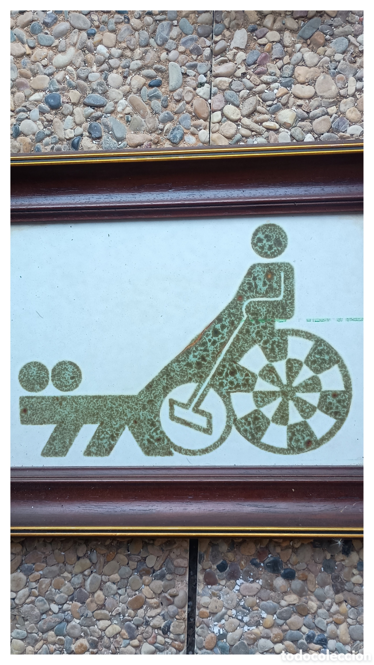 Antig&uuml;edades: Cer&aacute;mica azulejo popular - Foto 2