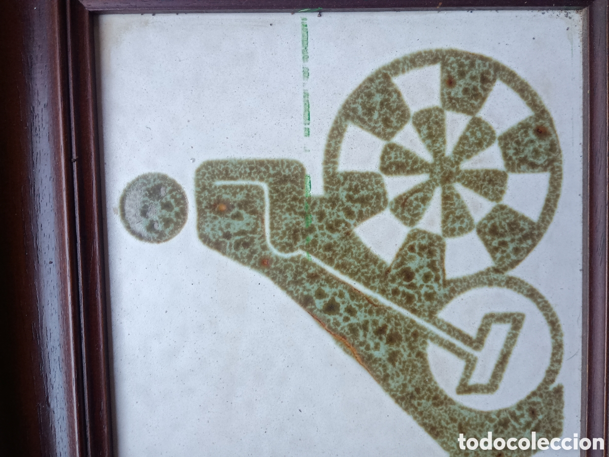 Antig&uuml;edades: Cer&aacute;mica azulejo popular - Foto 3