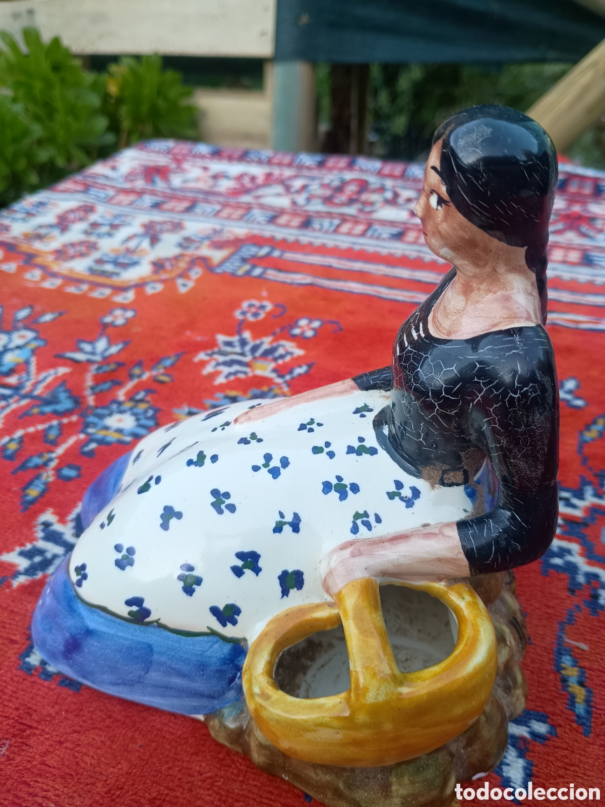 Antig&uuml;edades: Cer&aacute;mica mujer campesina - Foto 4