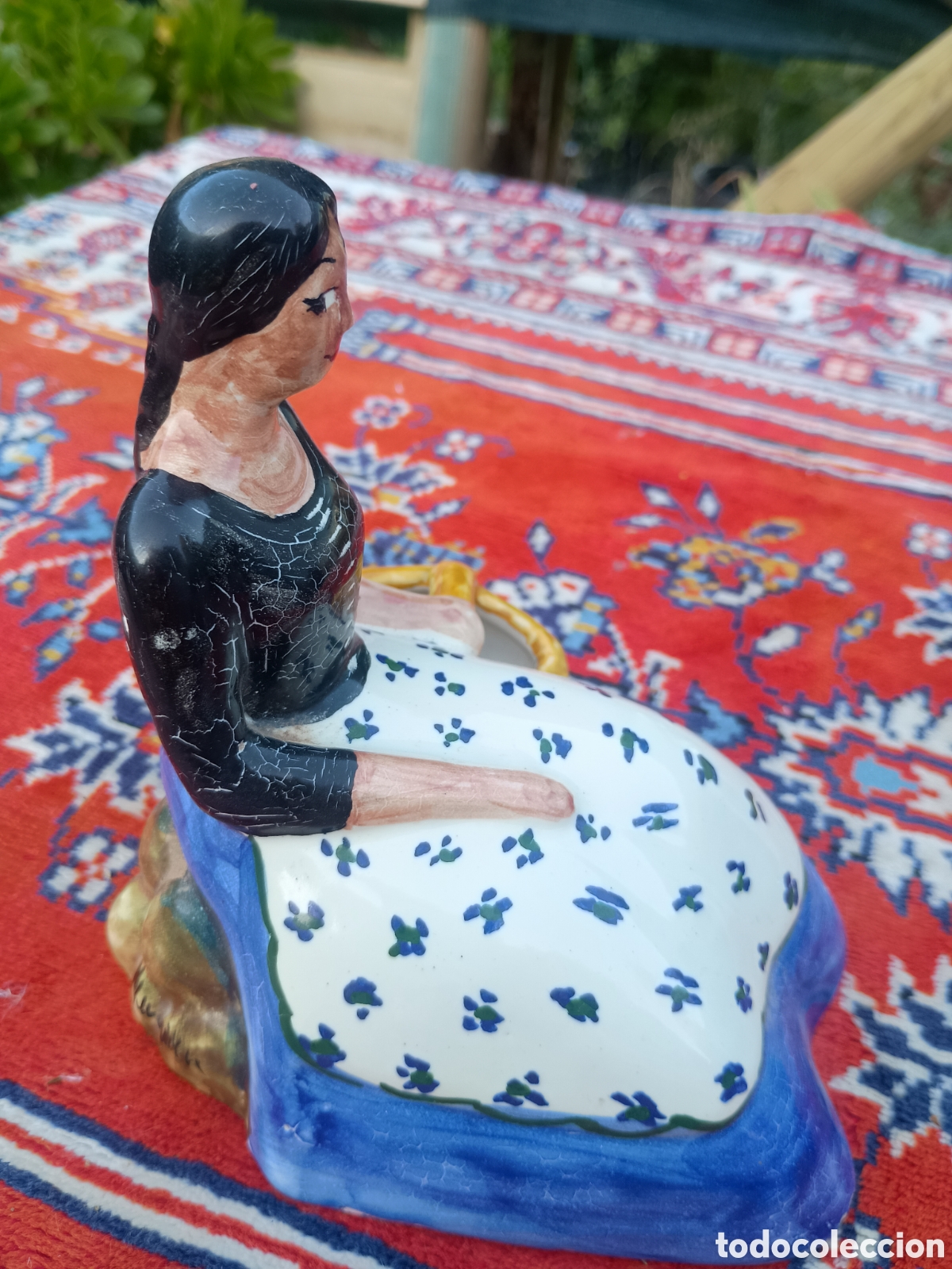 Antig&uuml;edades: Cer&aacute;mica mujer campesina - Foto 5