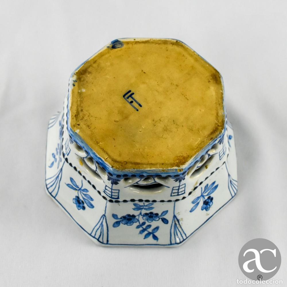 Antig&uuml;edades: Tinteiro octagonal em faian&ccedil;a da Torrinha - Foto 8