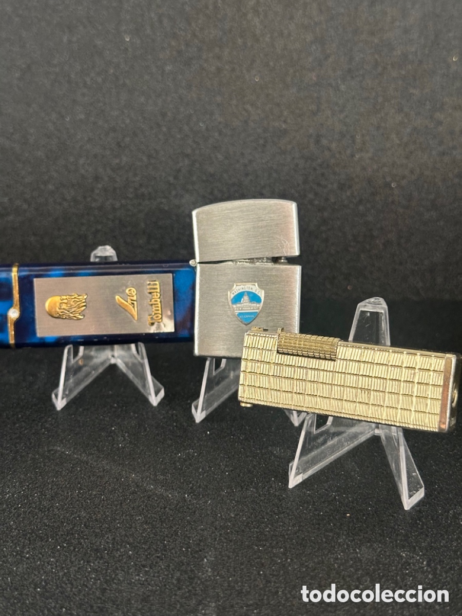 Antig&uuml;edades: LOTE TRES MECHEROS VINTAGE