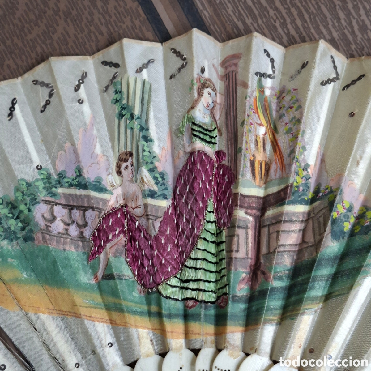 Antig&uuml;edades: Abanico del Siglo XIX, para restaurar. - Foto 14