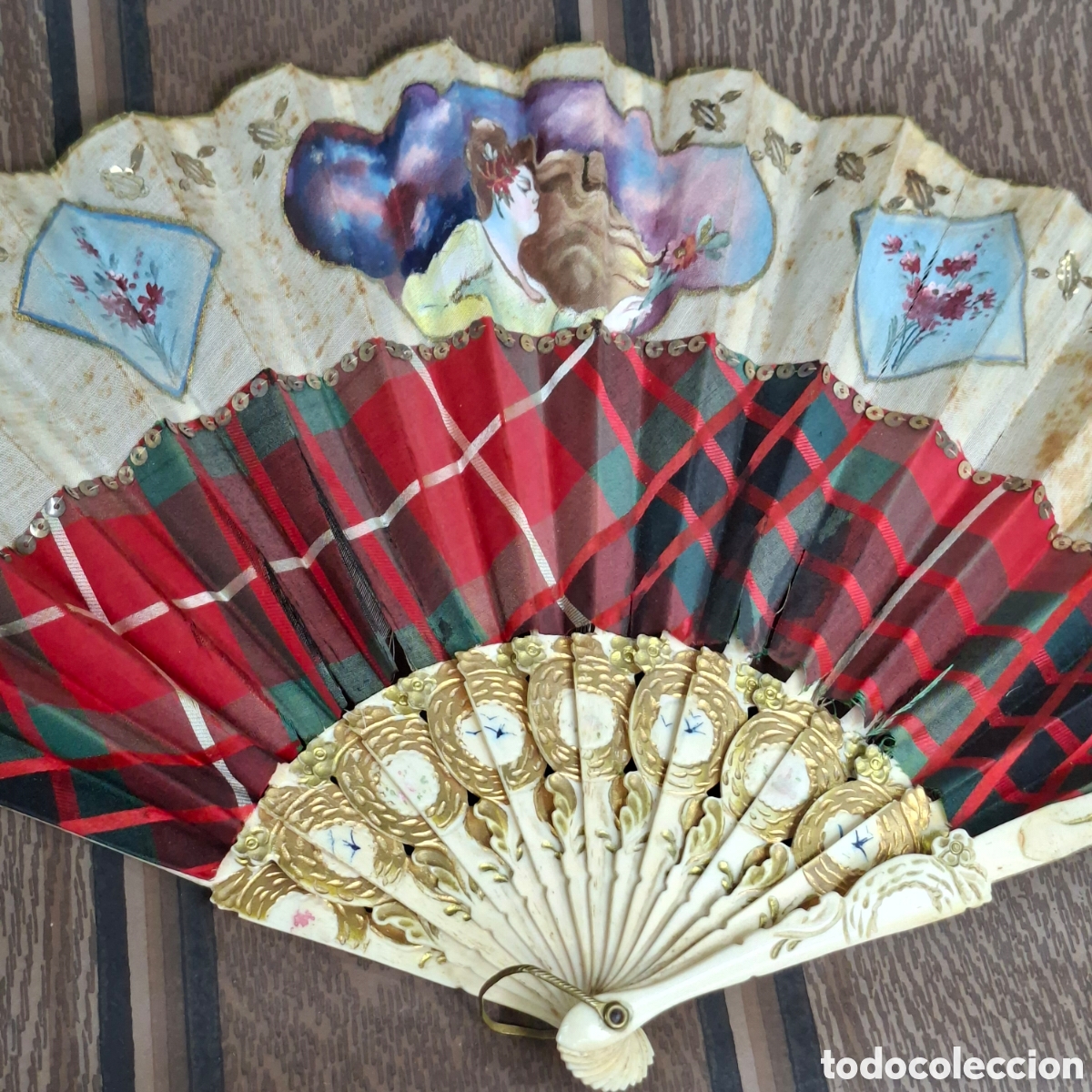 Antig&uuml;edades: Abanico del Siglo XIX, para restaurar.
