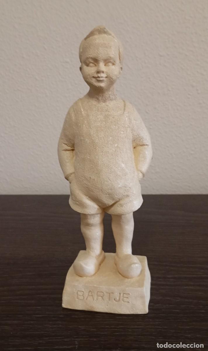 Antiquit&eacute;s: ESTATUILLA DE BARTJE DE ESCAYOLA O CER&Aacute;MICA DE LA EMPRESA GEHARO, VINTAGE DE LOS A&Ntilde;OS 60-70