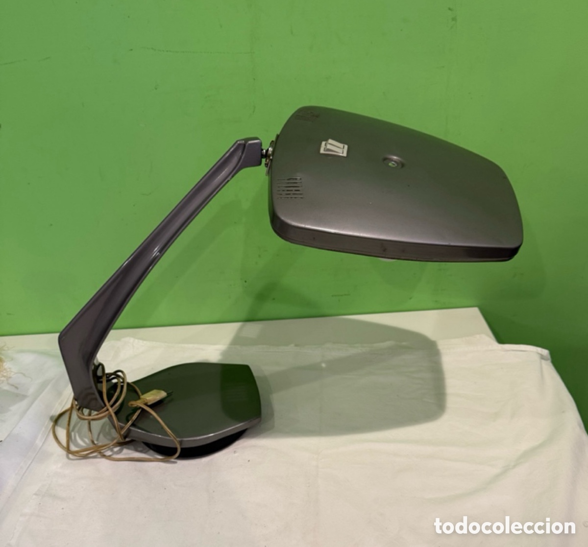 Antig&uuml;edades: L&aacute;mpara de despacho Gei vintage.