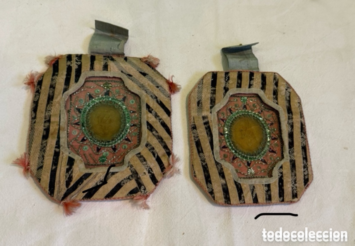 Oggetti Antichi: Pareja de dos relicarios antiguos principios S.XIX.