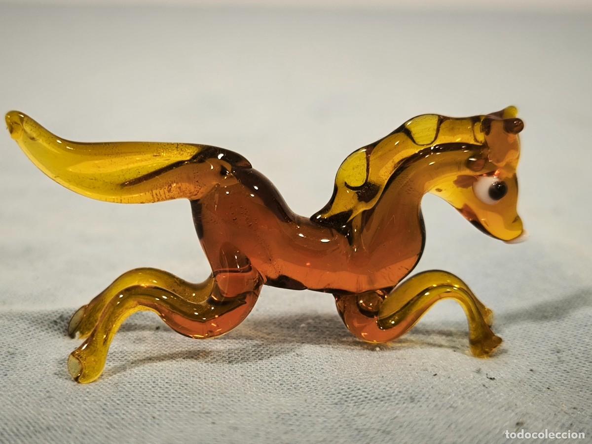Oggetti Antichi: Figura Caballo De Cristal Murano &ndash; Escultura Artesanal Vidrio Art&iacute;stico