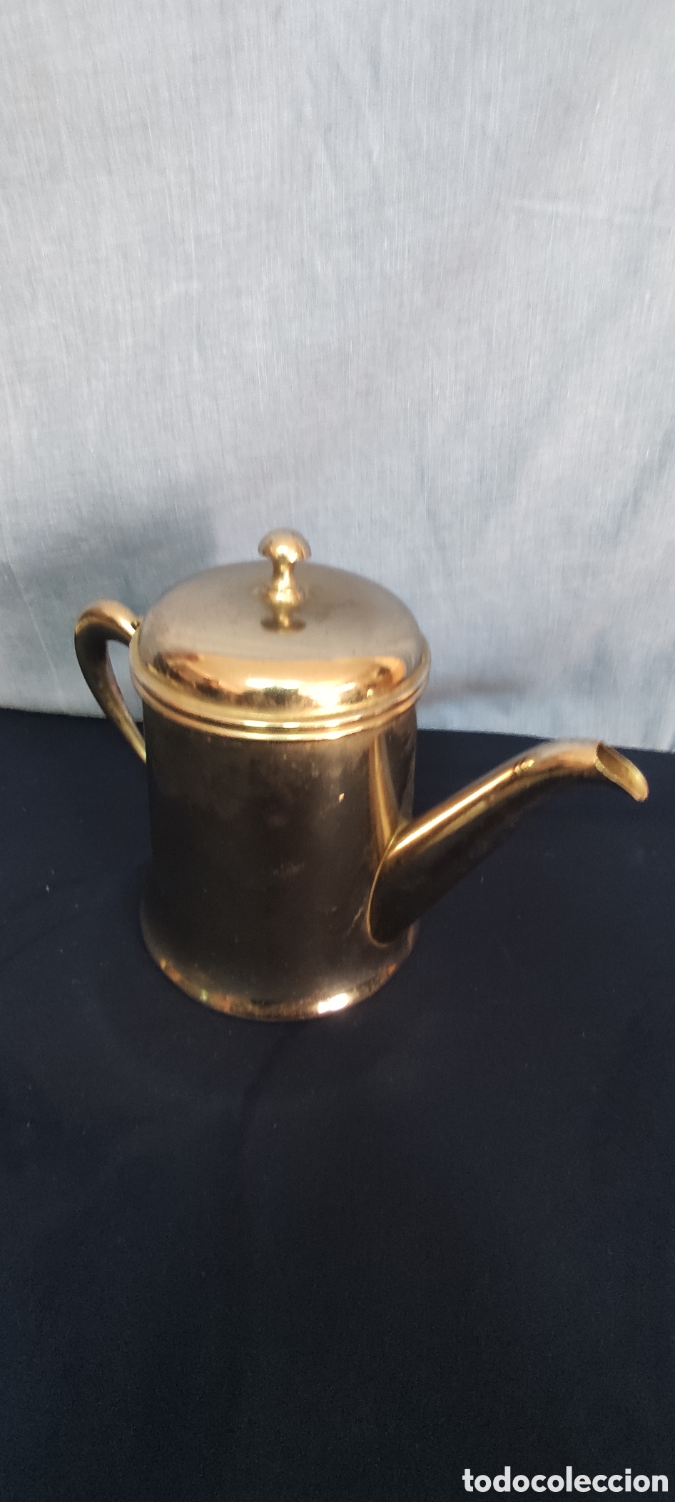 Antig&uuml;edades: Tetera de aluminio vintage - Foto 2