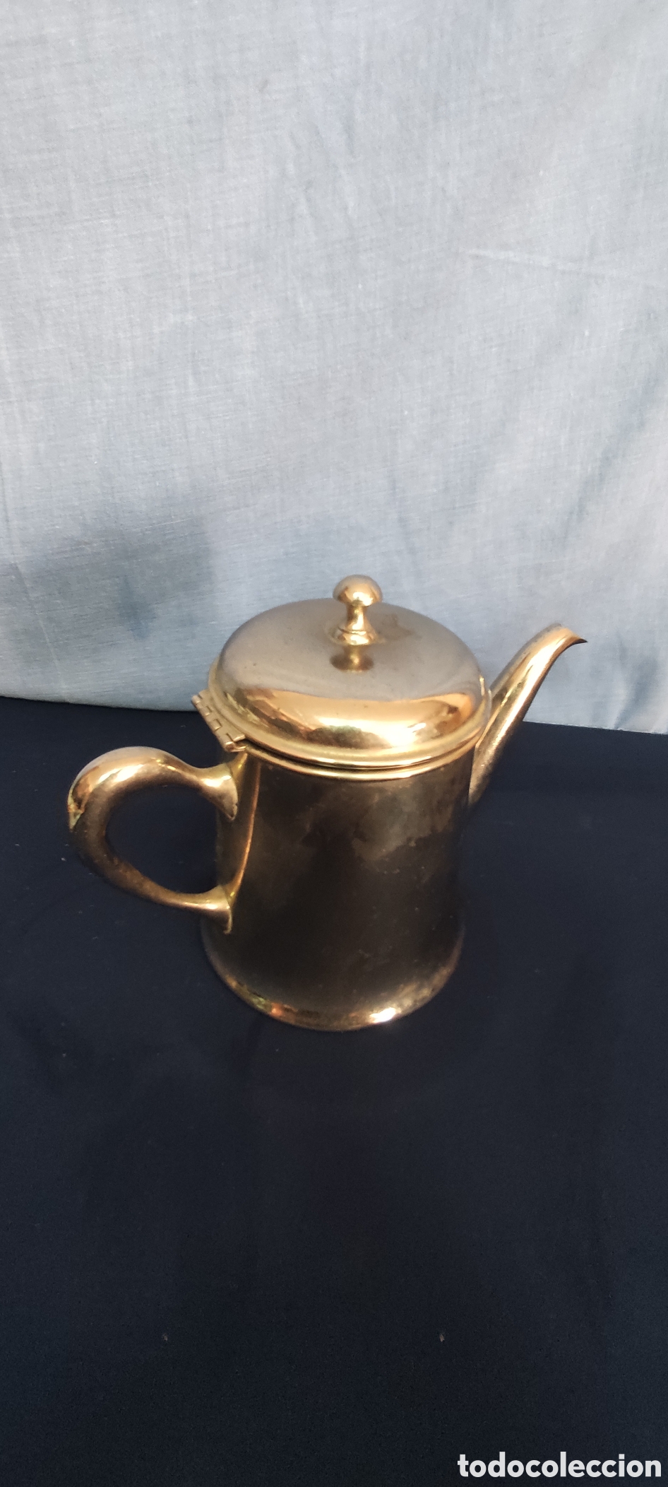 Antig&uuml;edades: Tetera de aluminio vintage - Foto 3
