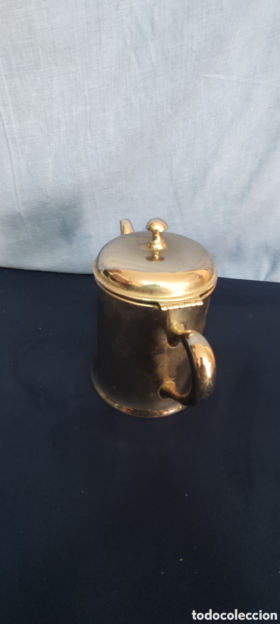 Antig&uuml;edades: Tetera de aluminio vintage - Foto 4