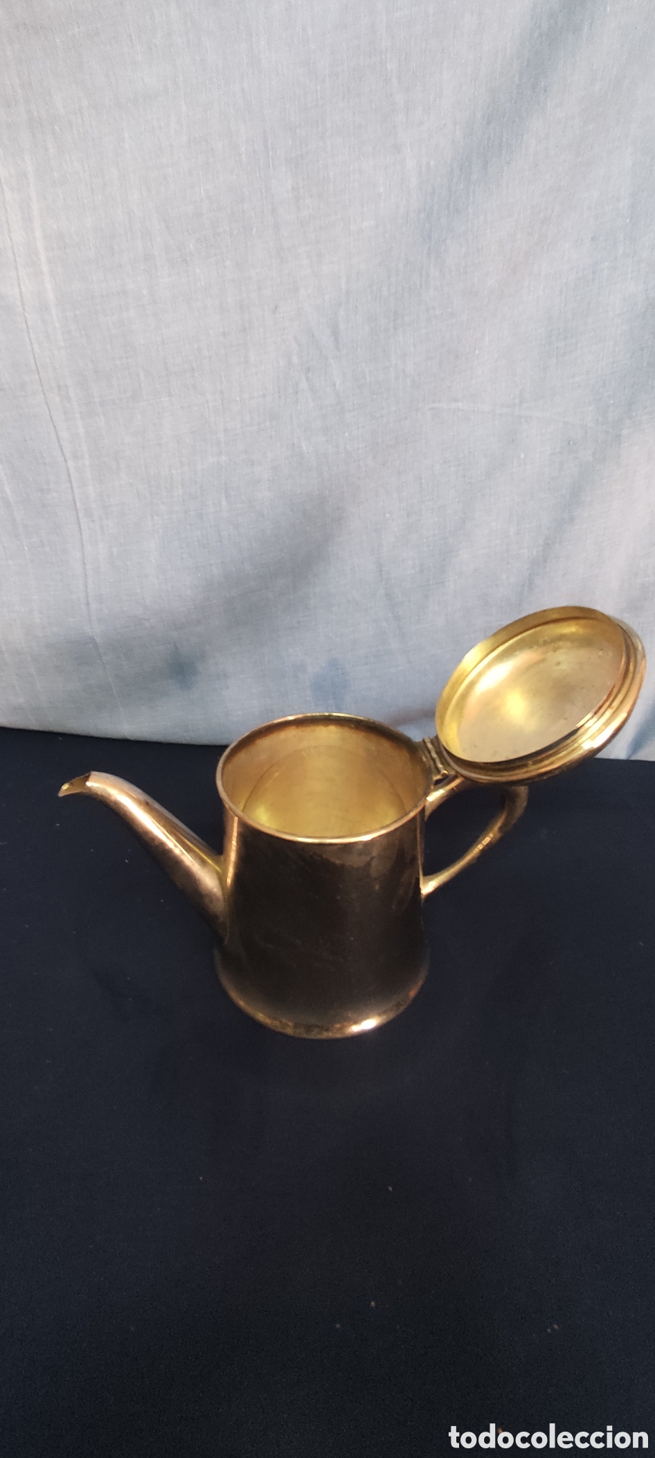Antig&uuml;edades: Tetera de aluminio vintage - Foto 5