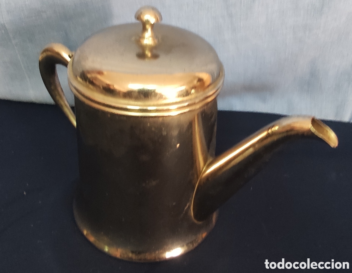 Antig&uuml;edades: Tetera de aluminio vintage