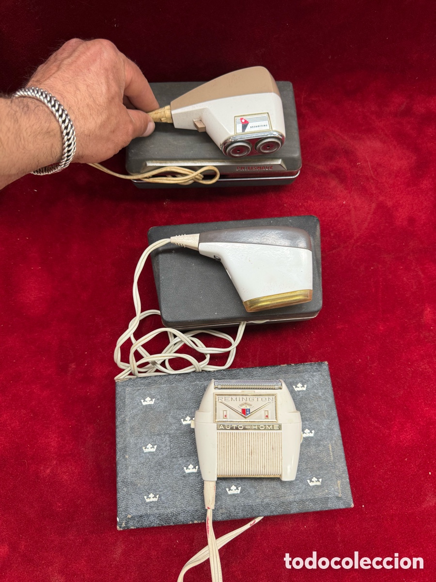 Antig&uuml;edades: Lote de 3 afeitadoras antiguas!