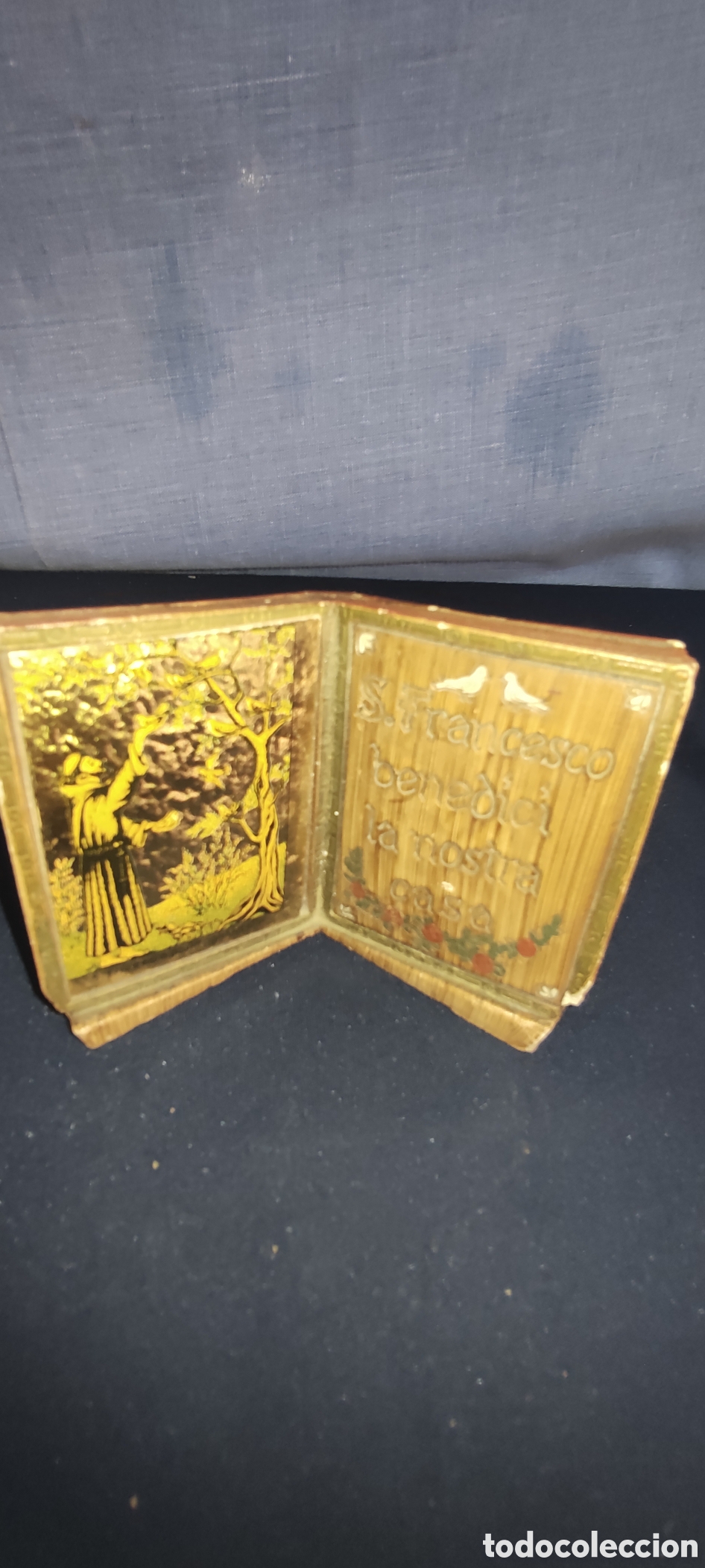 Antig&uuml;edades: D&iacute;ptico religioso San Francisco - Foto 2