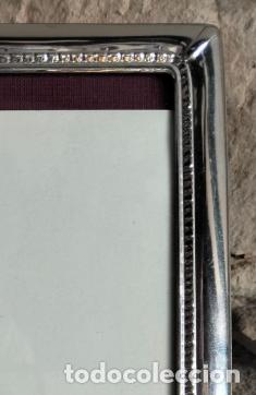 Oggetti Antichi: Portafotos cuadro de plata bilaminado marca Belcom Collection Farco Orfebres