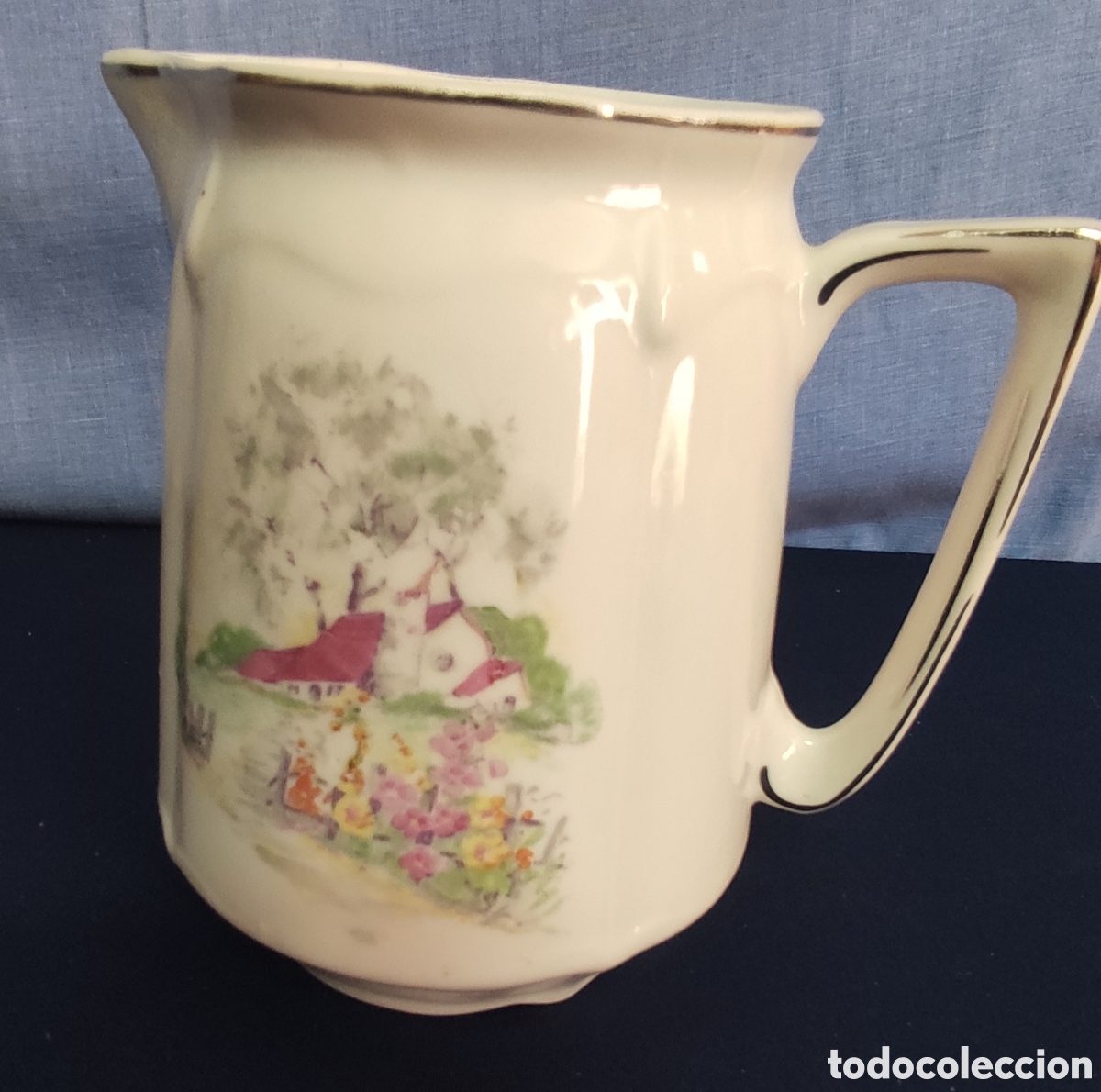 Antig&uuml;edades: Bonita jarra de ceramica