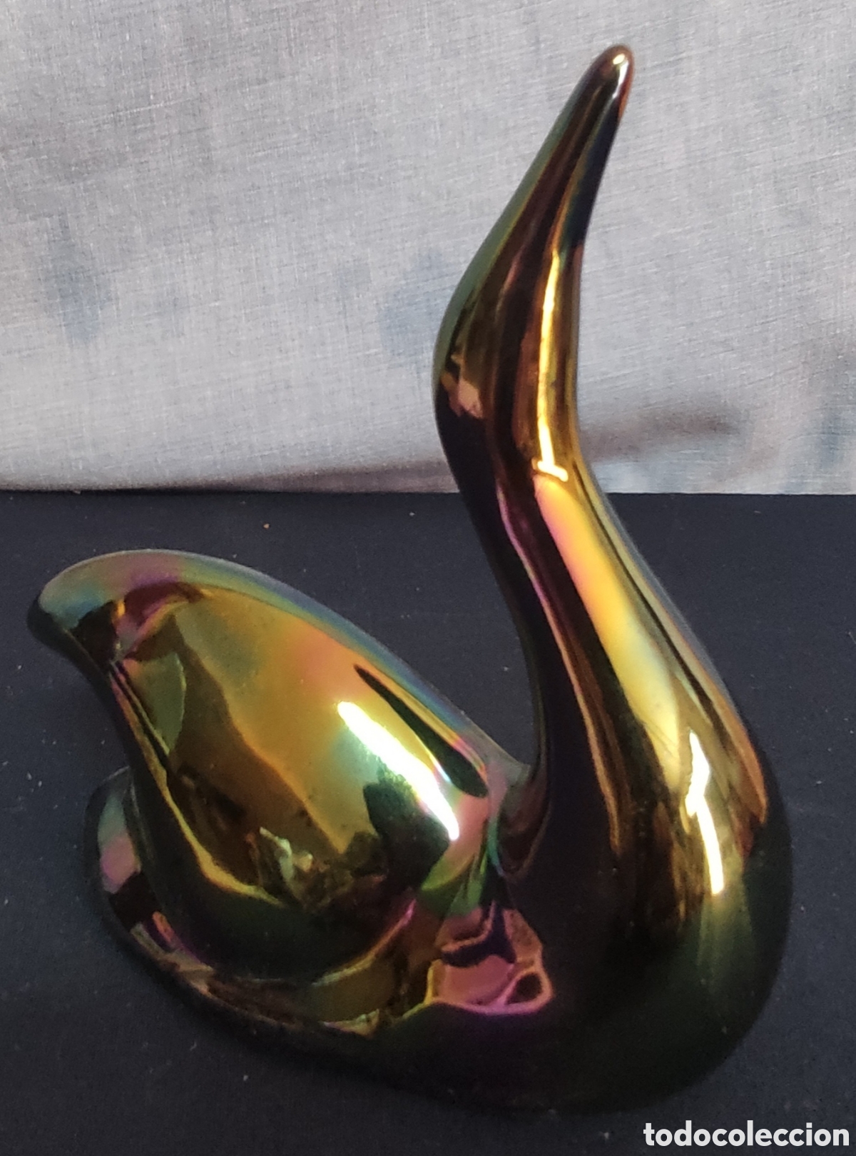 Antig&uuml;edades: Figura cisne cristal - Foto 1