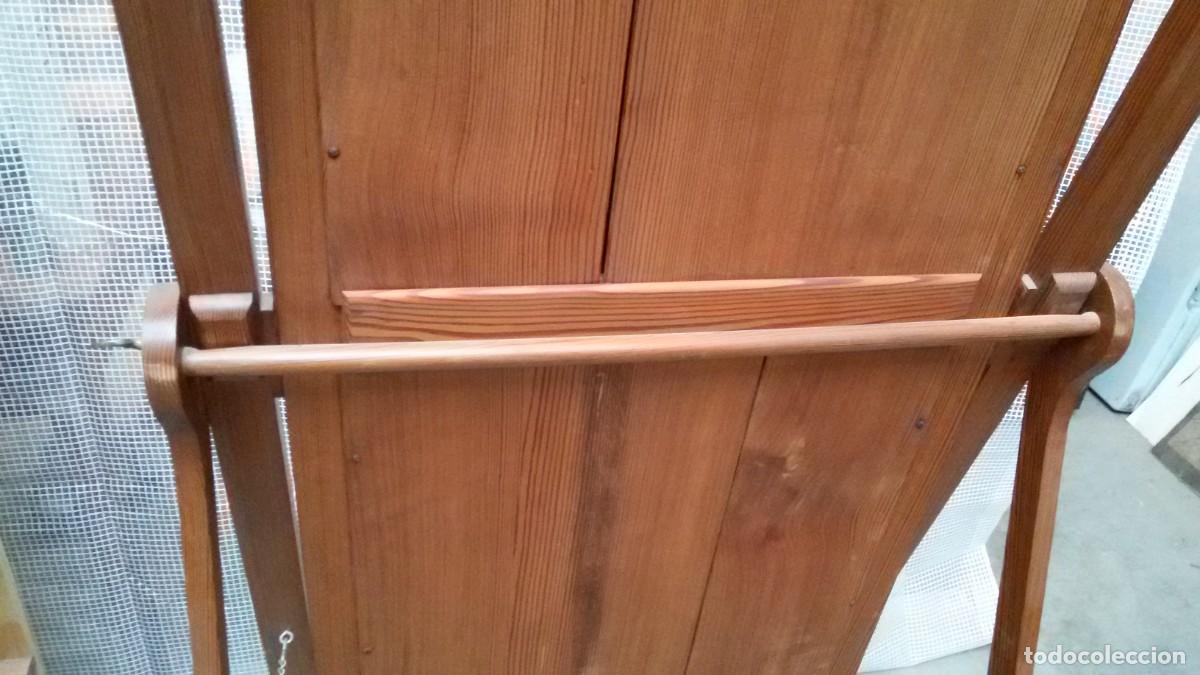 Antig&uuml;edades: Espejo vestidor pino - Foto 5