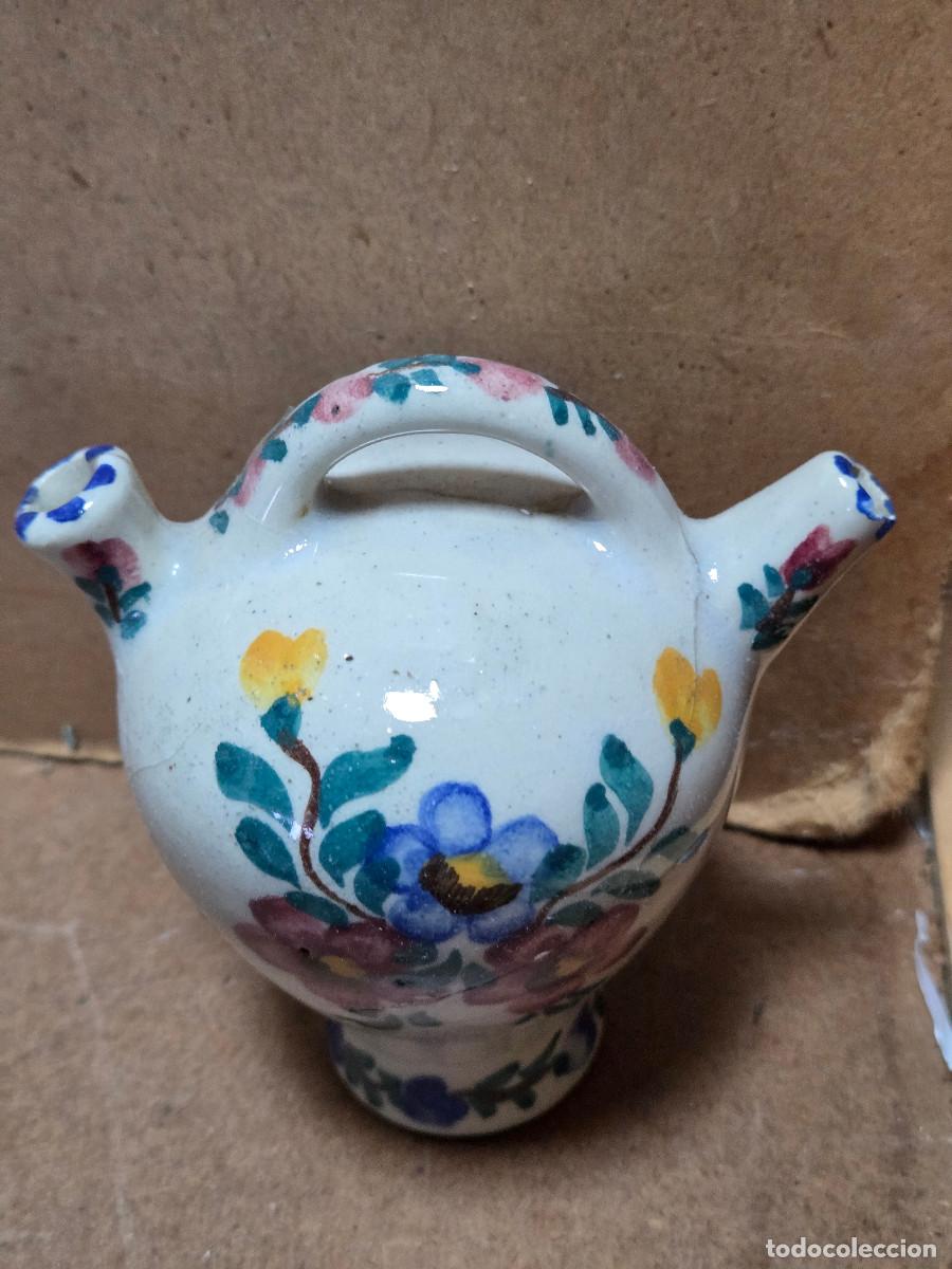 Antig&uuml;edades: mini botijo de ceramica - Foto 2