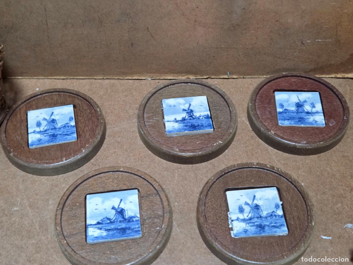 Antig&uuml;edades: 5 posa vaos macera y ceramica - Foto 1