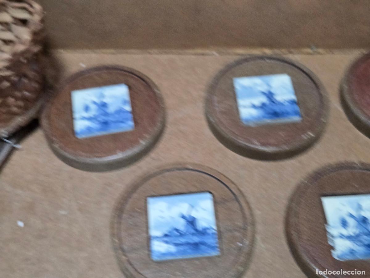Antig&uuml;edades: 5 posa vaos macera y ceramica - Foto 2