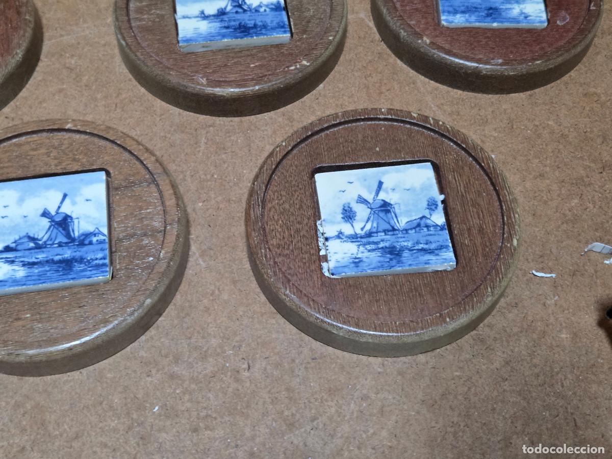Antig&uuml;edades: 5 posa vaos macera y ceramica - Foto 3