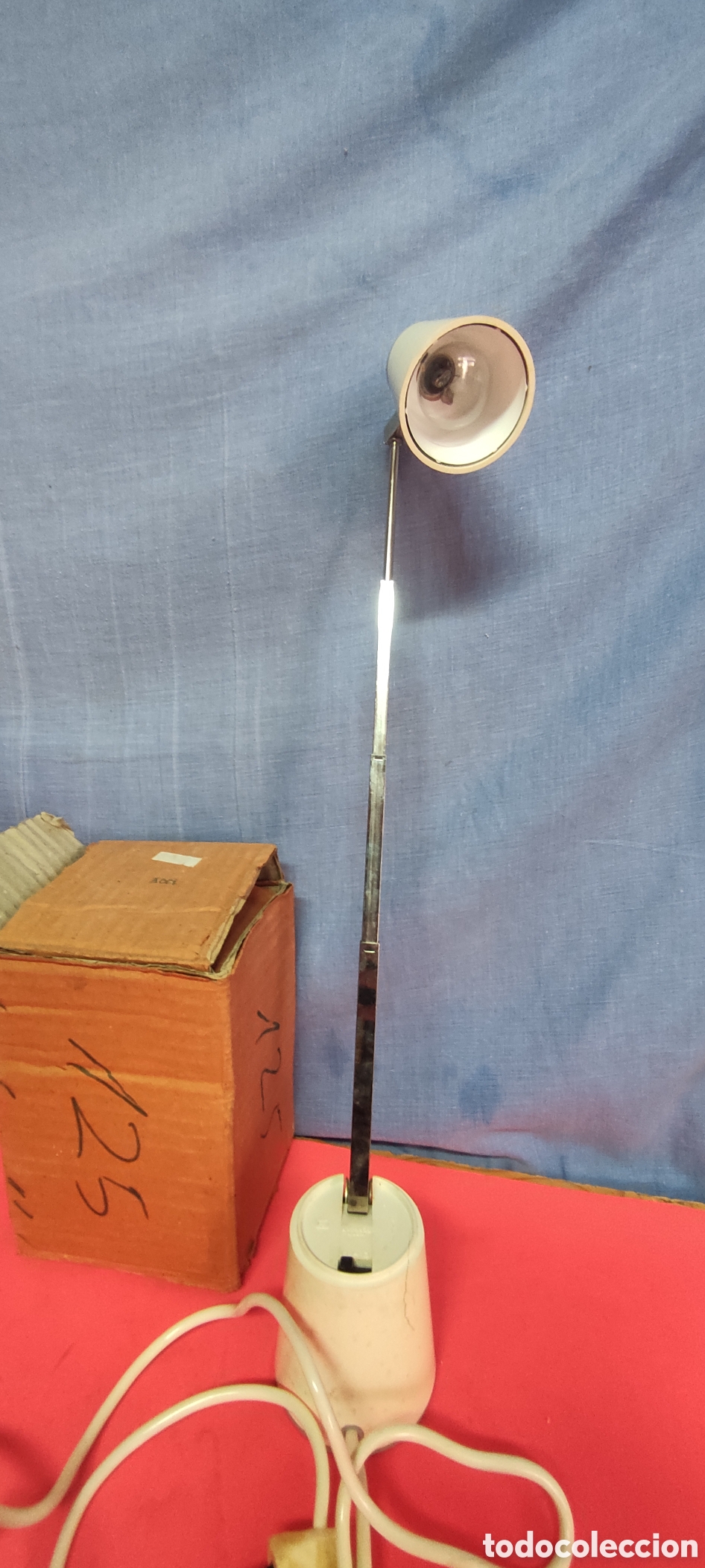 Antig&uuml;edades: Antiguo flexo plegable alenan - Foto 9