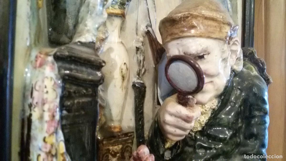 Antig&uuml;edades: Cuadro de cer&aacute;mica en relieve - Foto 10