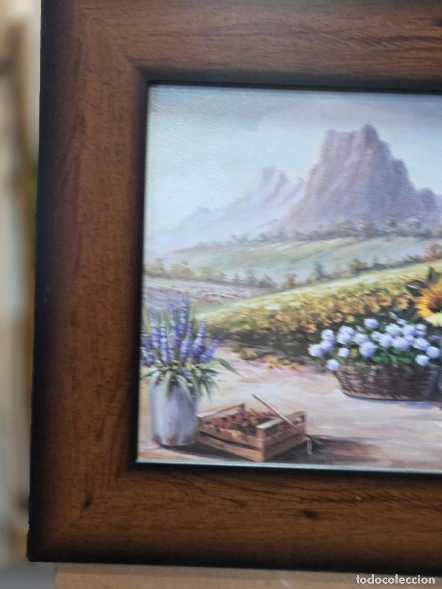 Antig&uuml;edades: cuadro decorativo girasoles - Foto 3