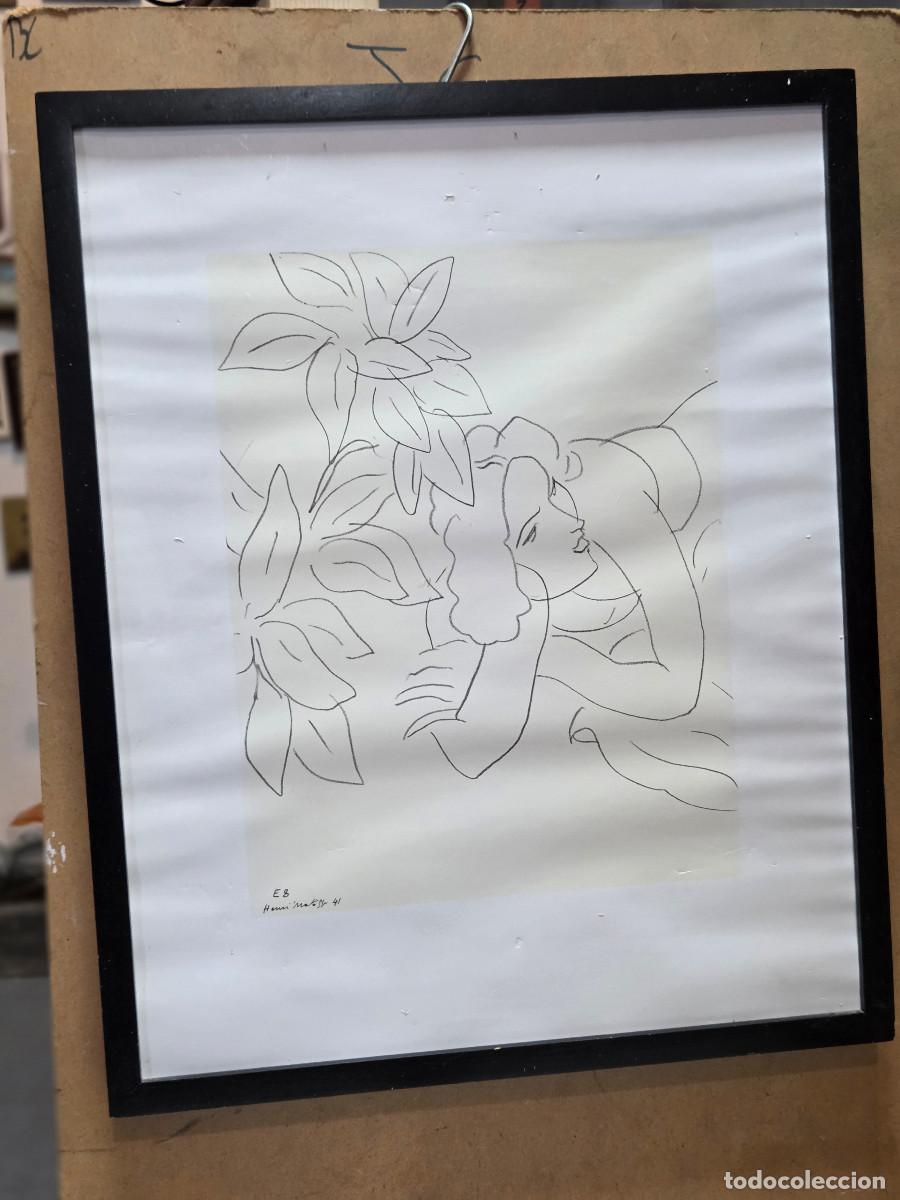 Antig&uuml;edades: cuadro con grabado firmado - Foto 1
